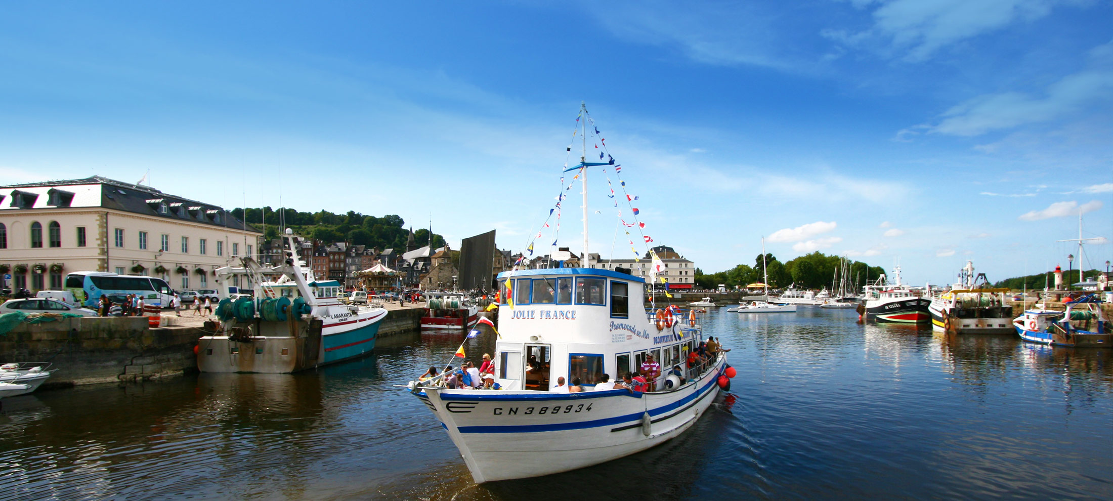Promenades en bateau à Honfleur En mer ou dans le port