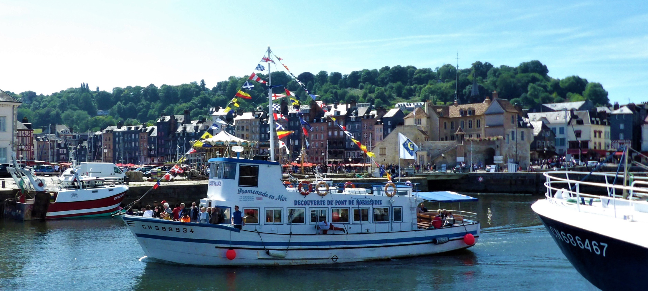 Promenades en bateau à Honfleur En mer ou dans le port